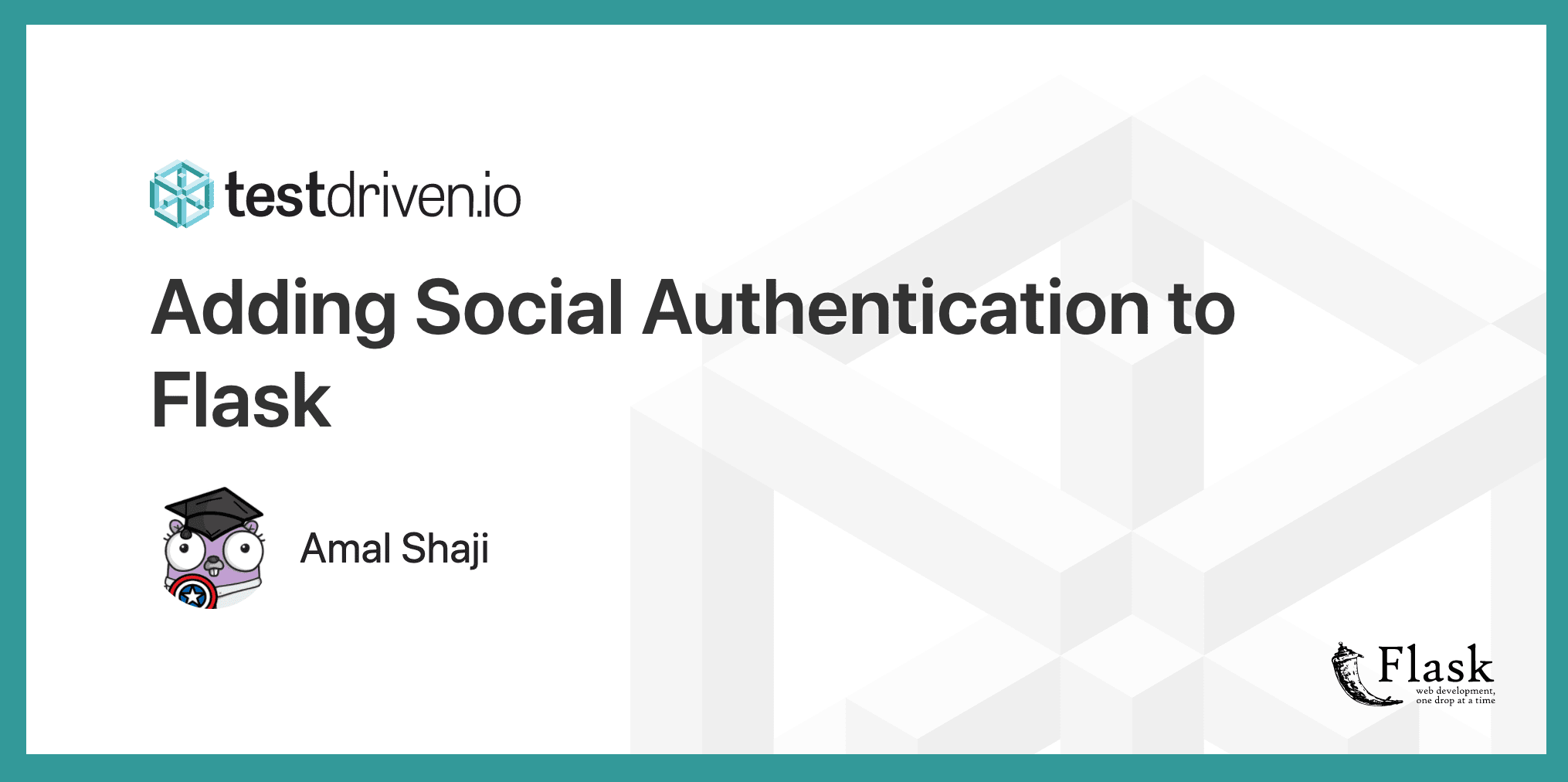 Screenshot of Adding Social Authentication to Flask