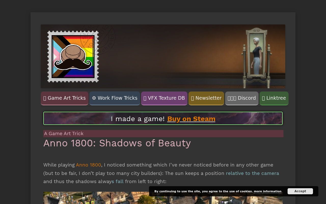Screenshot of Anno 1800: Shadows of Beauty | Simonschreibt.