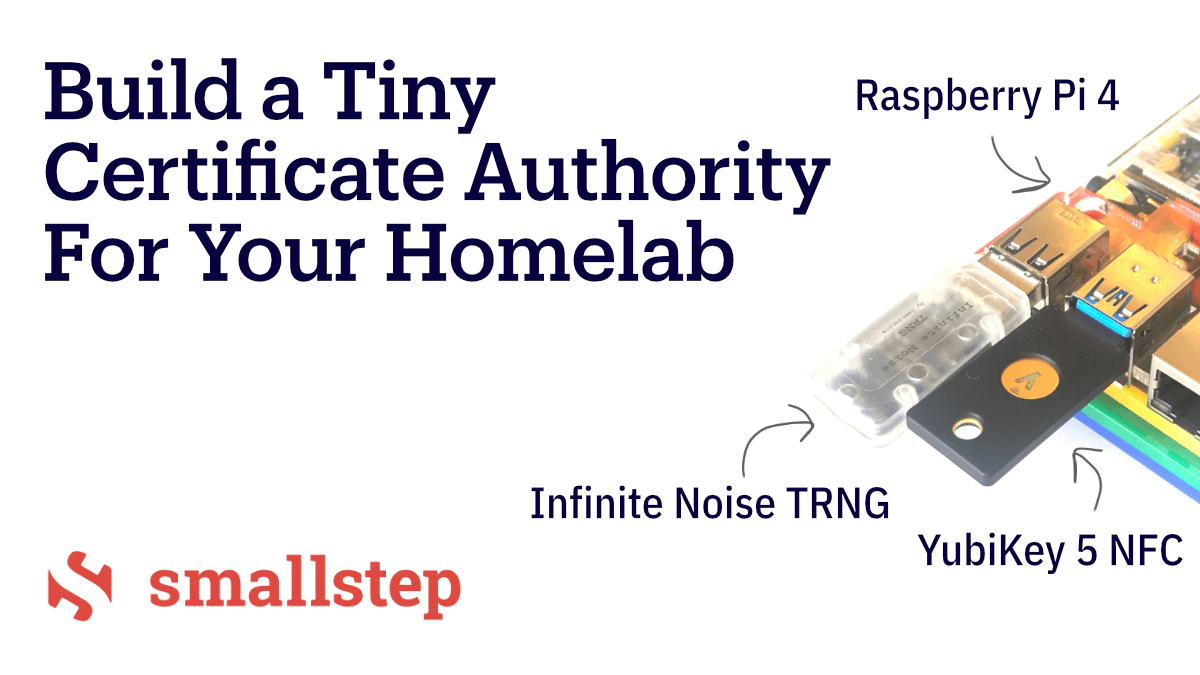 Screenshot of Build a Tiny Certificate Authority For Your Homelab