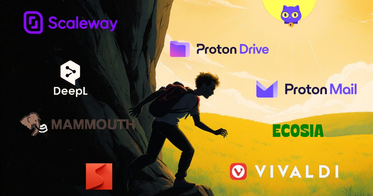 Screenshot of Bye Bye Big Tech: How I Migrated to an almost All-EU Stack (and saved 500€ per year)