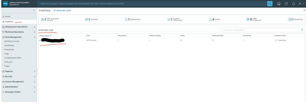 Screenshot of Creating Workload Domains in VMware Cloud Foundation 9: A Shift from SDDC Manager to VCF Operations