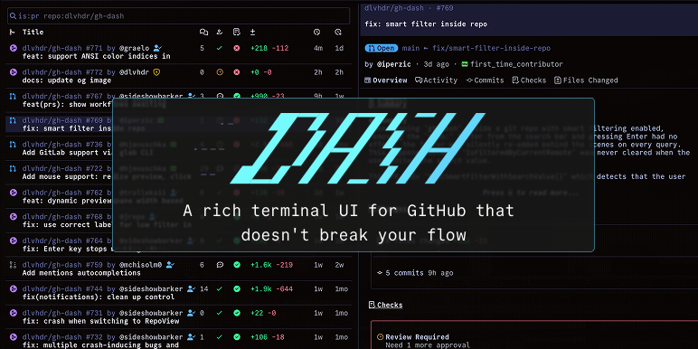 Screenshot of DASH Through Your GitHub
