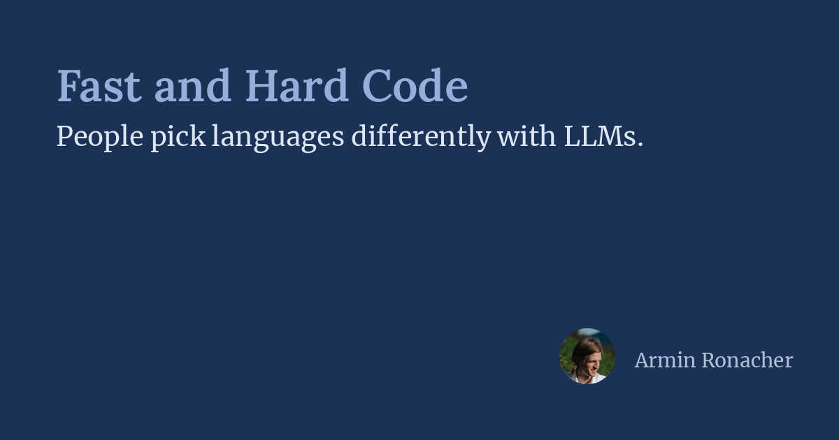 Screenshot of Fast and Hard Code