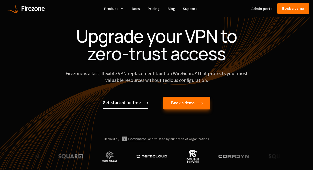 Screenshot of Firezone: Zero trust access that scales