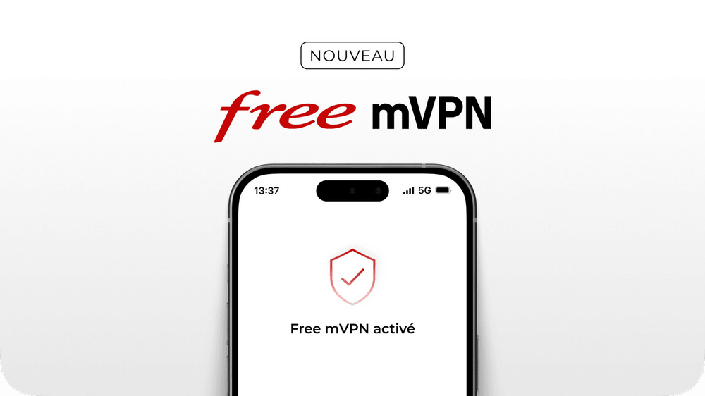 Screenshot of Free lance Free mVPN : le premier VPN intégré au réseau mobile, inclus dans ses forfaits