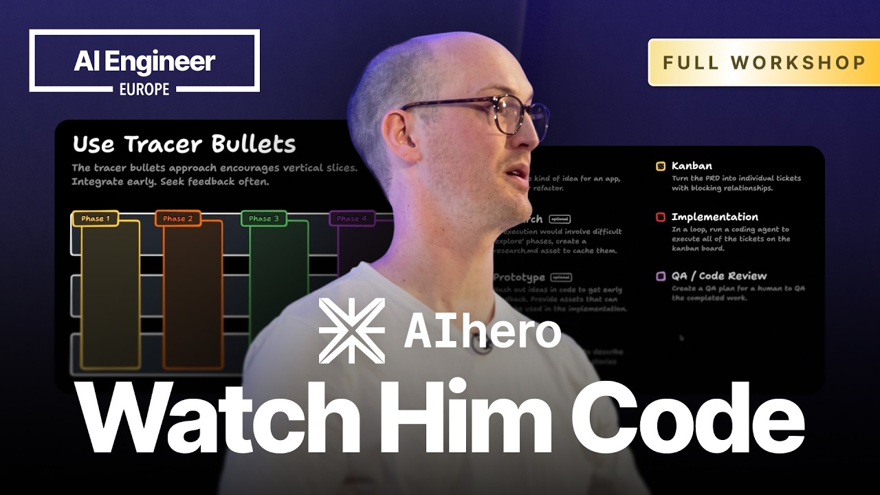 Screenshot of Full Walkthrough: Workflow for AI Coding — Matt Pocock