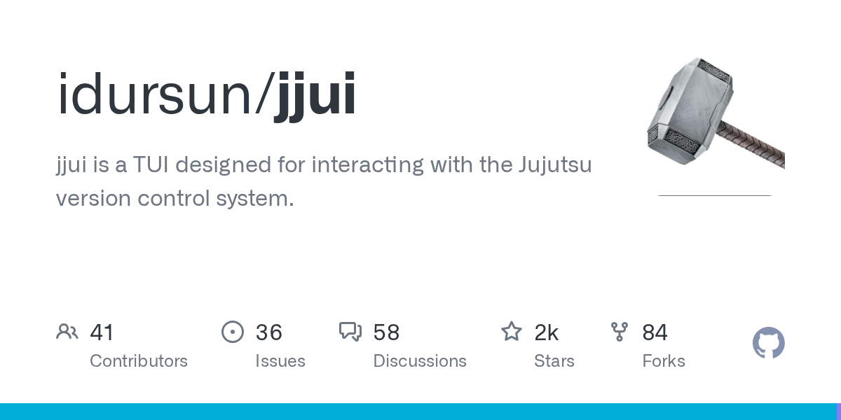 Screenshot of GitHub - idursun/jjui: jjui is a TUI designed for interacting with the Jujutsu version control system.