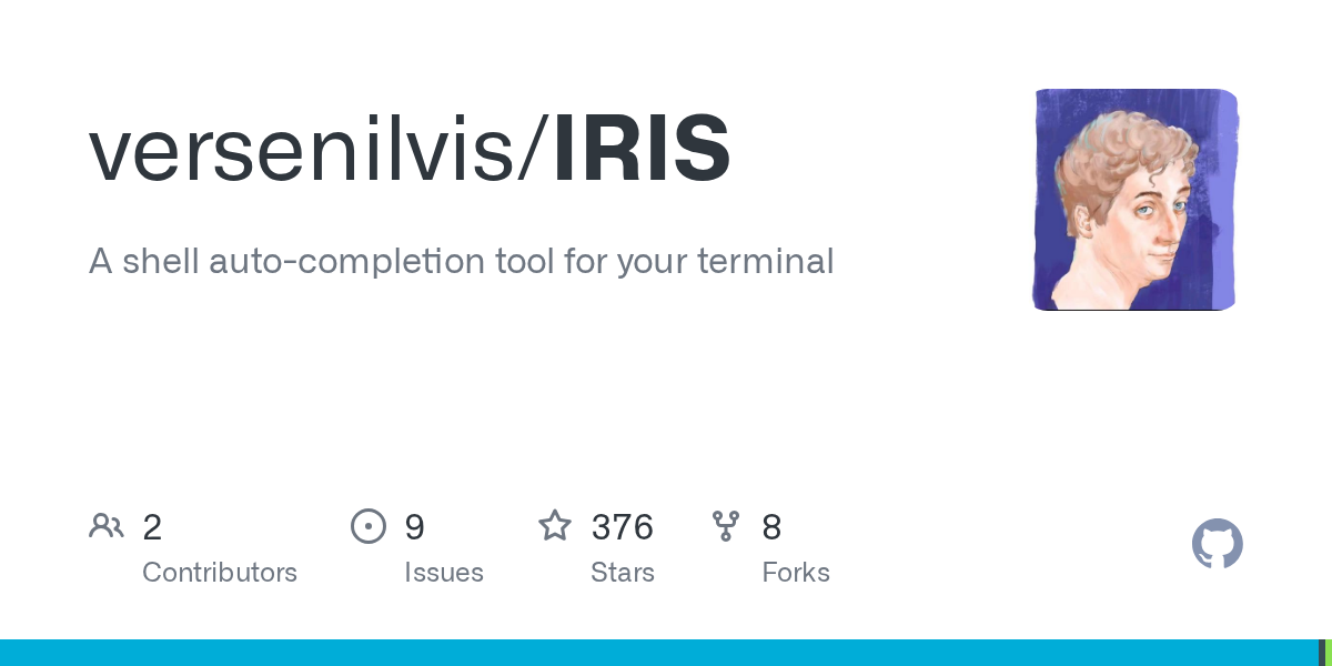 Screenshot of GitHub - versenilvis/iris