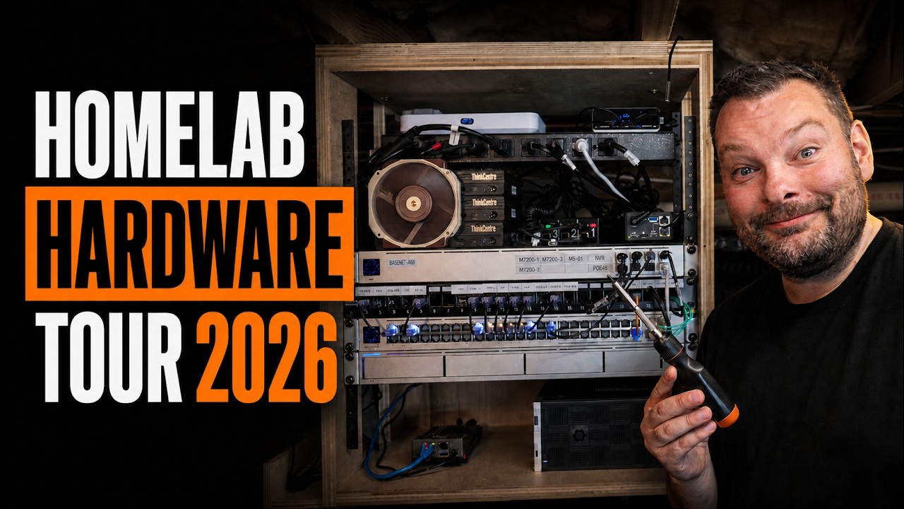 Screenshot of Homelab Hardware Tour 2026 Edition
