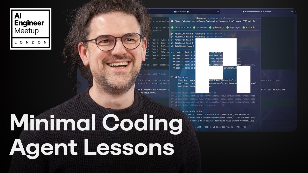Screenshot of I Hated Every Coding Agent, So I Built My Own — Mario Zechner (Pi)