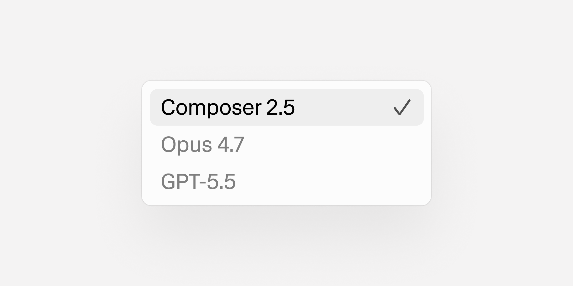 Screenshot of Introducing Composer 2.5 · Cursor