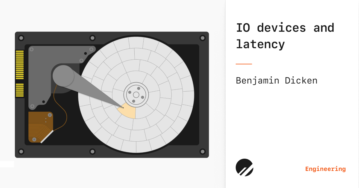 Screenshot of IO devices and latency — PlanetScale