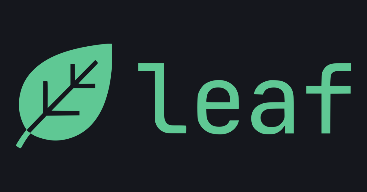 Screenshot of leaf : Terminal Markdown previewer — GUI-like experience.