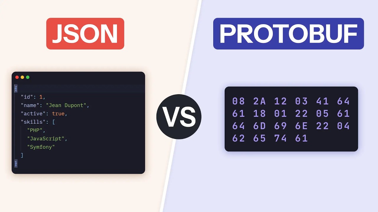 Screenshot of Les protocol buffers (protobuf)