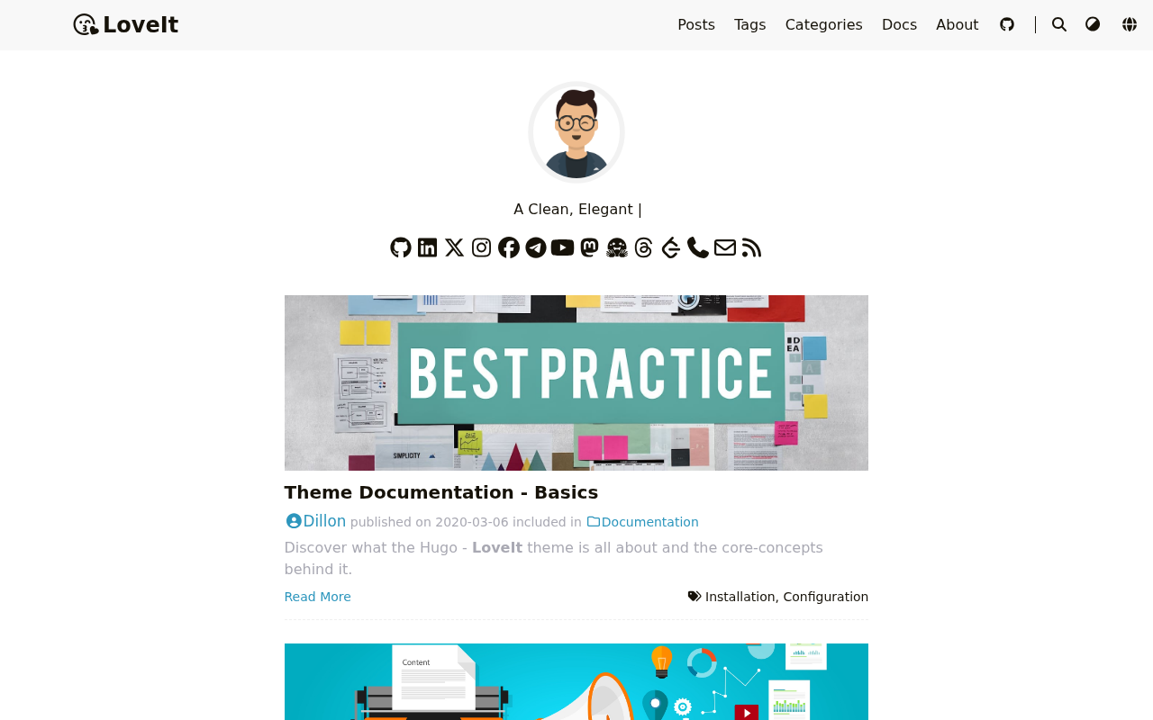 Screenshot of LoveIt