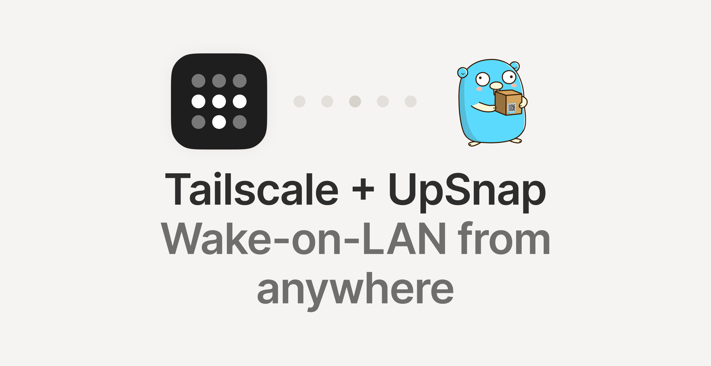 Screenshot of Making a Wake-on-LAN server using Tailscale, UpSnap, and Raspberry Pi
