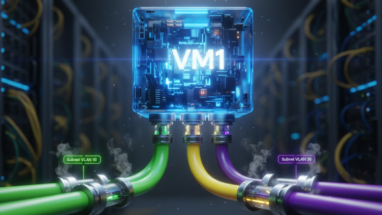 Screenshot of Mapping VLAN Tags to Virtual Private Cloud Subnets