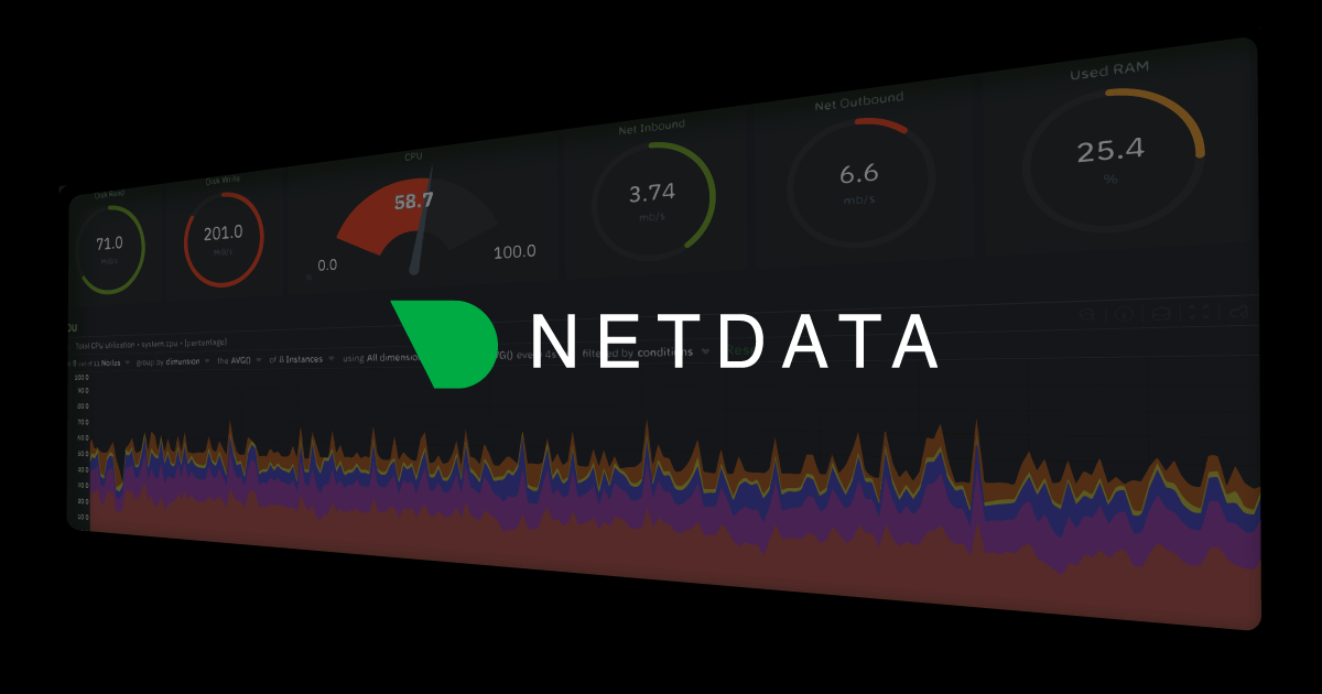 Screenshot of Netdata: Monitoring and troubleshooting transformed