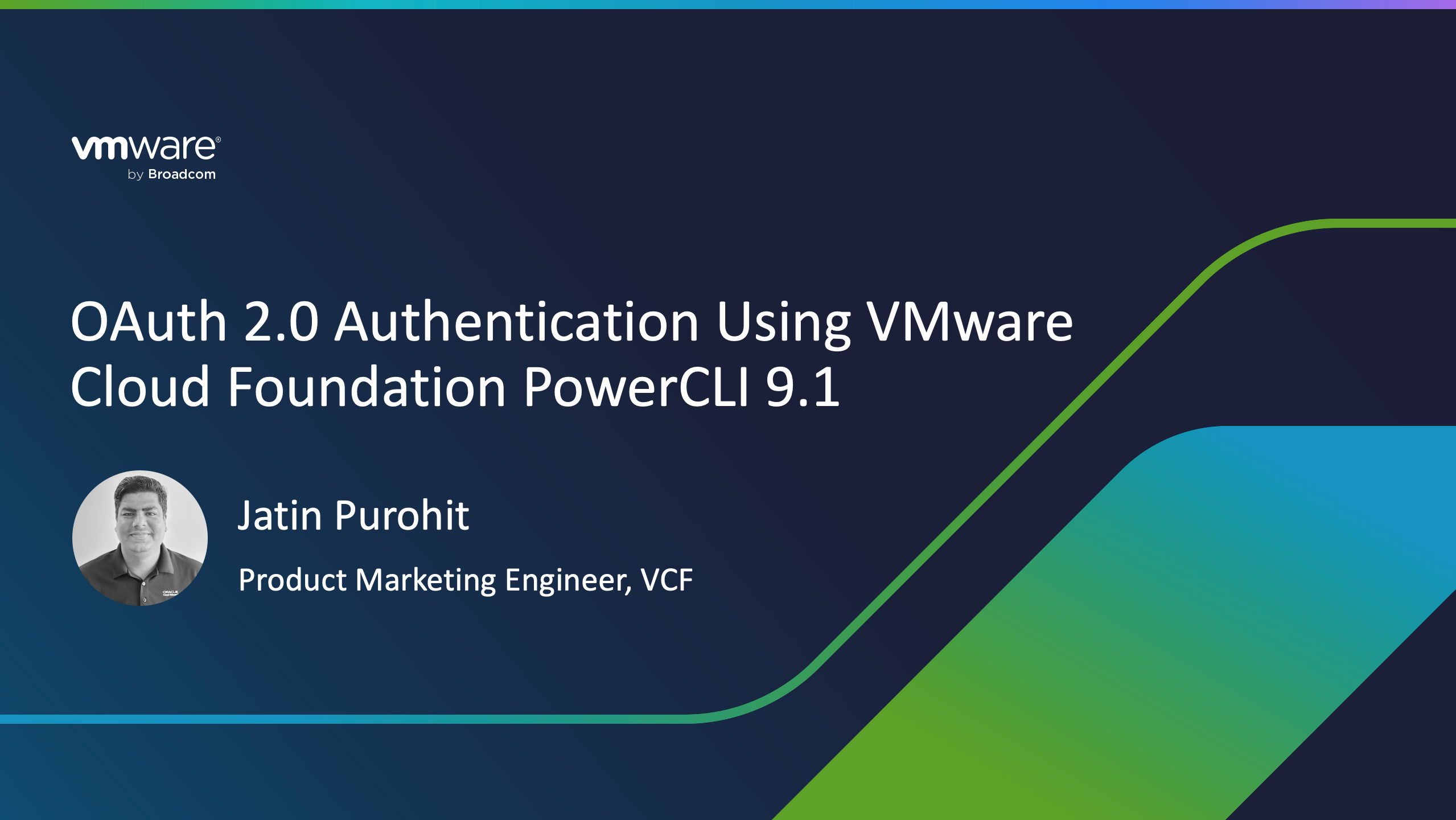 Screenshot of OAuth 2.0 Authentication Using VMware Cloud Foundation PowerCLI 9.1