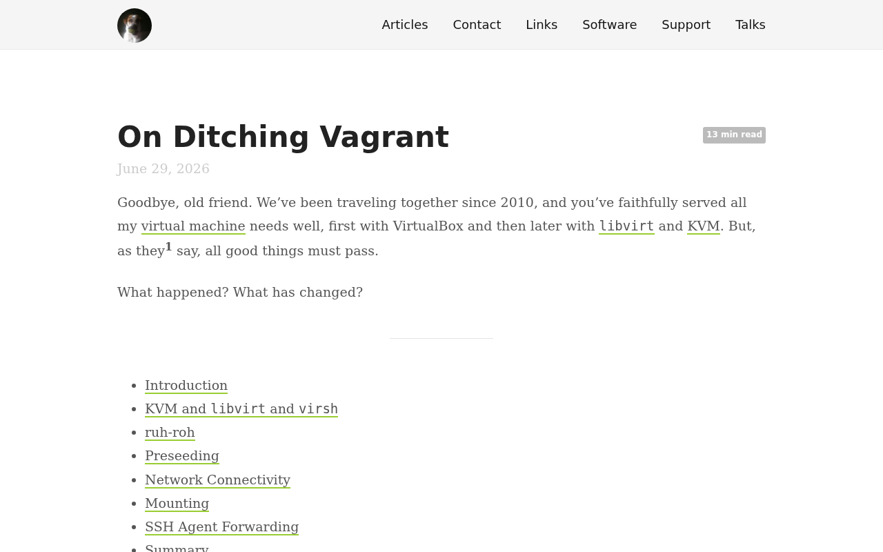 Screenshot of On Ditching Vagrant - benjamintoll.com