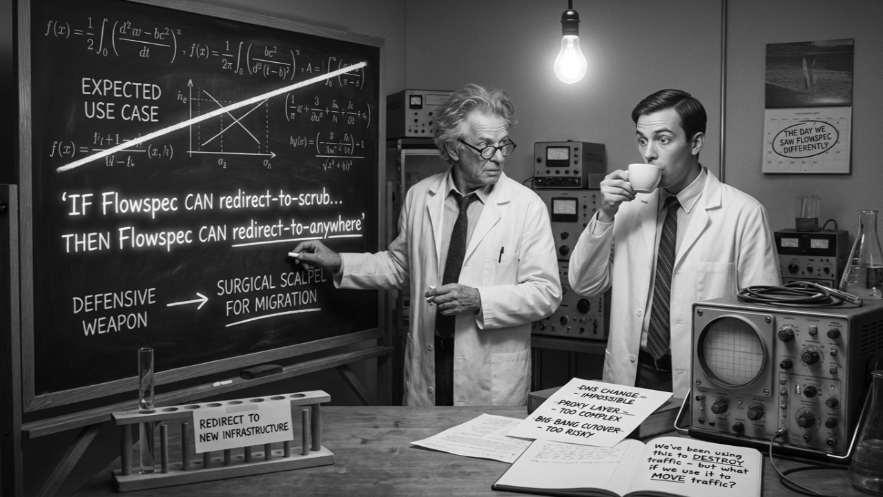 Screenshot of One IP, Many Ports, Zero Downtime: The BGP Flowspec Story Behind Our Migration