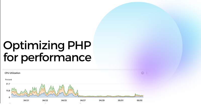 Screenshot of Optimizing PHP applications for performance — Mateus Guimarães