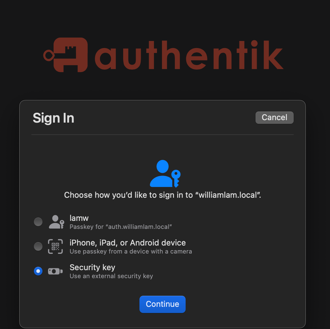 Screenshot of Passwordless login to vCenter Server or VMware Cloud Foundation (VCF) using Apple Face ID or Yubico YubiKey