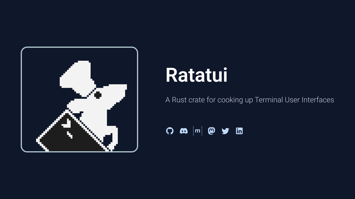 Screenshot of Ratatui