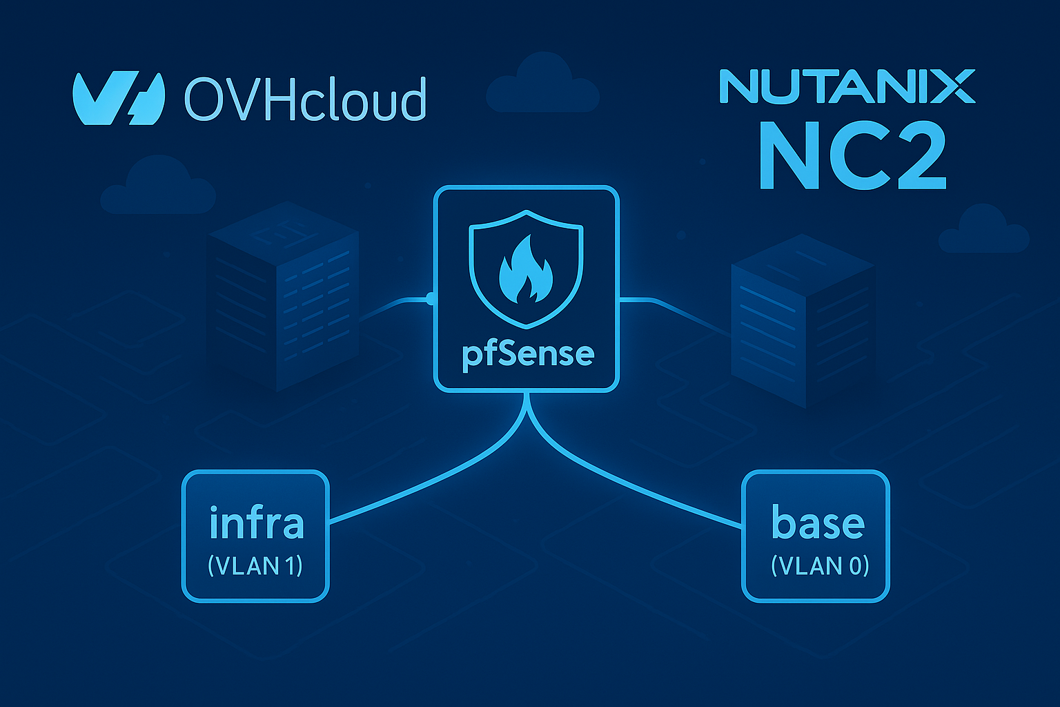 Screenshot of Replacing the Default OVHcloud Gateway with pfSense on Nutanix NC2
