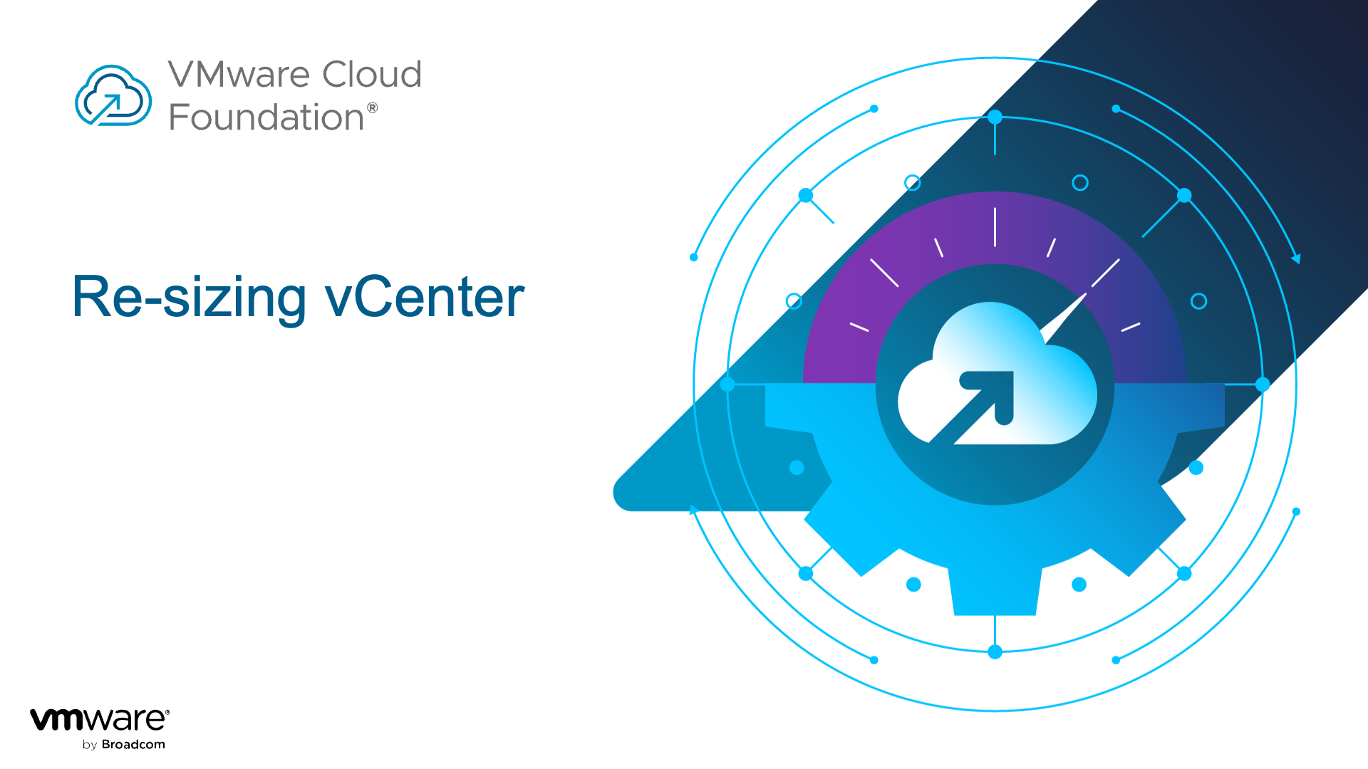 Screenshot of Resizing VMware vCenter in VMware Cloud Foundation 9