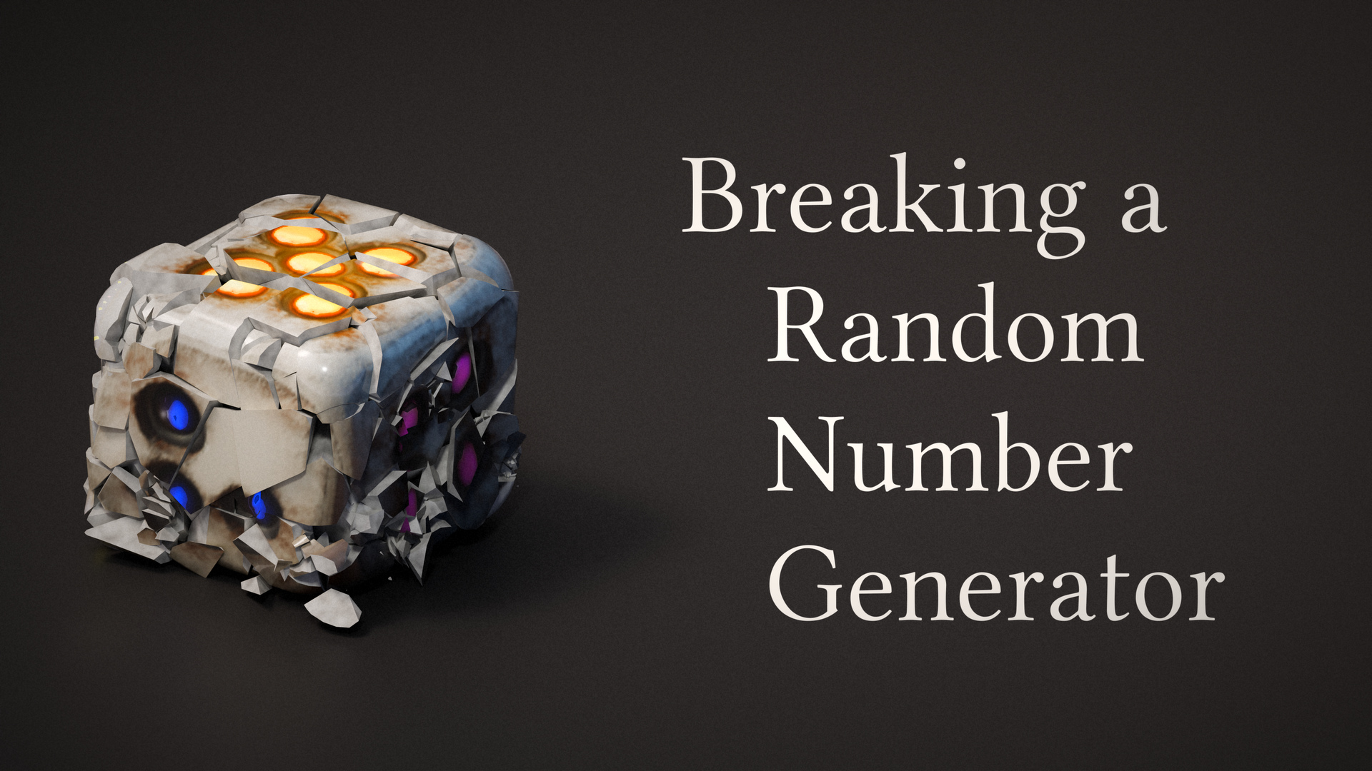 Screenshot of Reversing Factorio's RNG