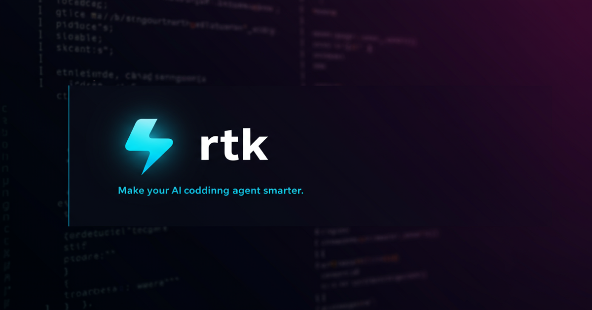 Screenshot of rtk — Your AI coding agent deserves less CLI noise