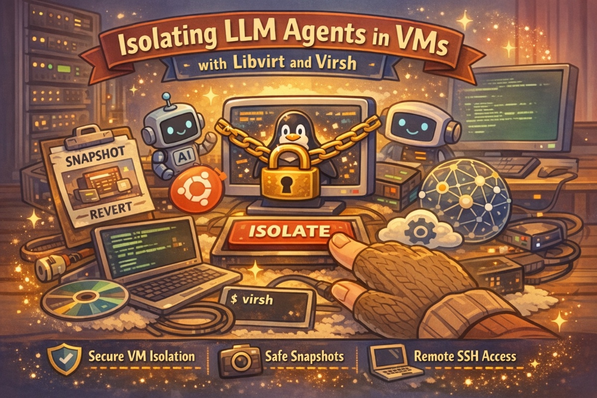 Screenshot of Safe Yolo Mode: Running LLM Agents in VMs with Libvirt and Virsh