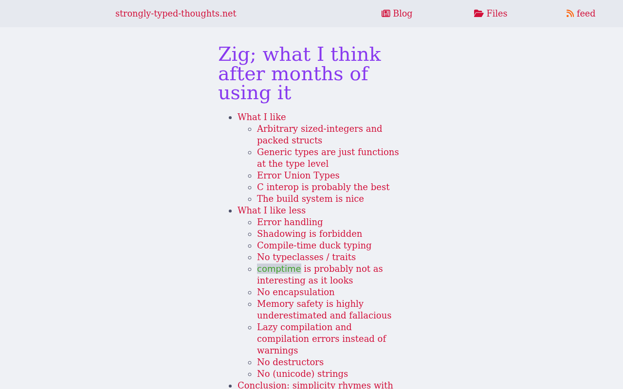 Screenshot of strongly-typed-thoughts.net