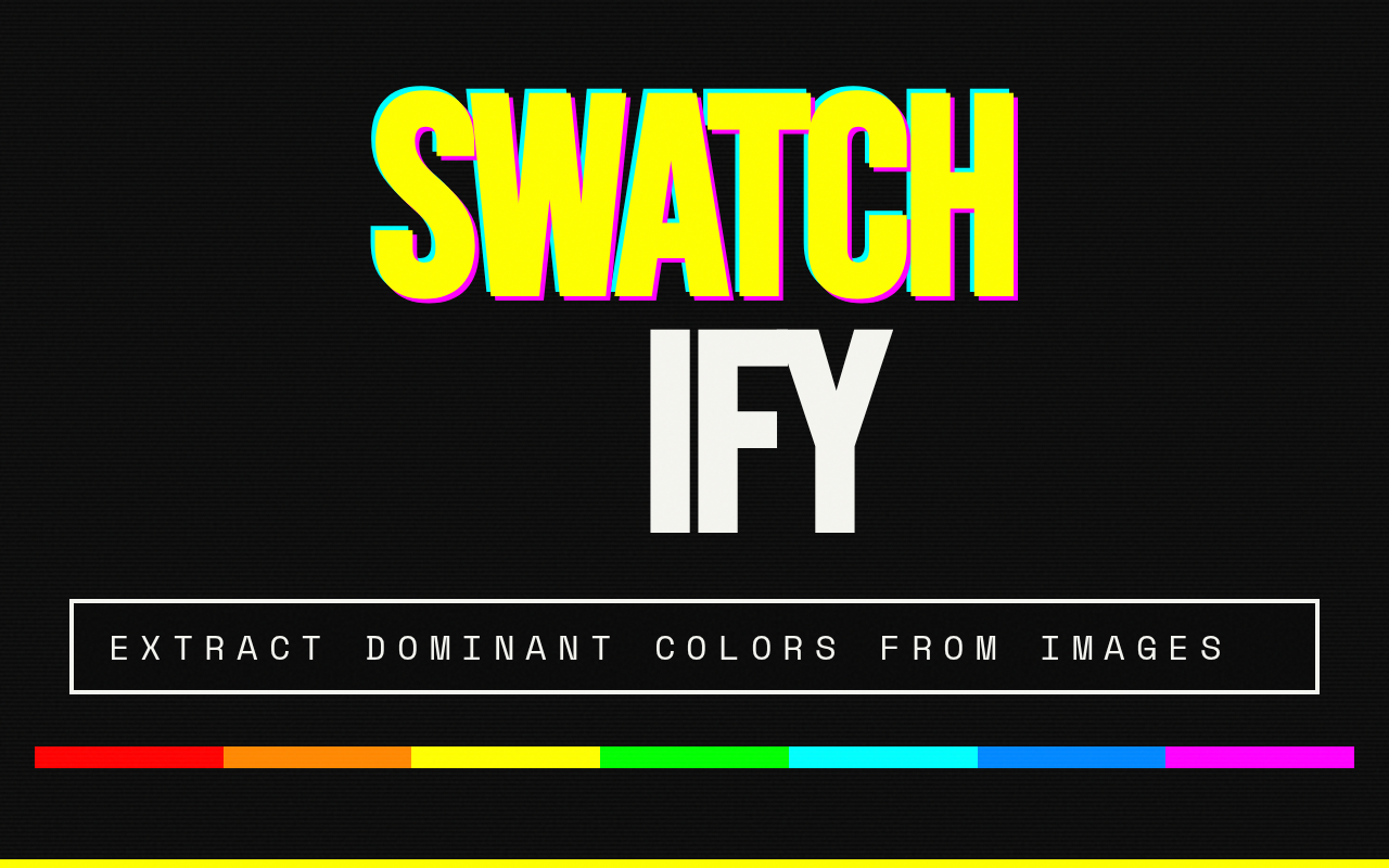 Screenshot of Swatchify — Extract Dominant Colors from Images