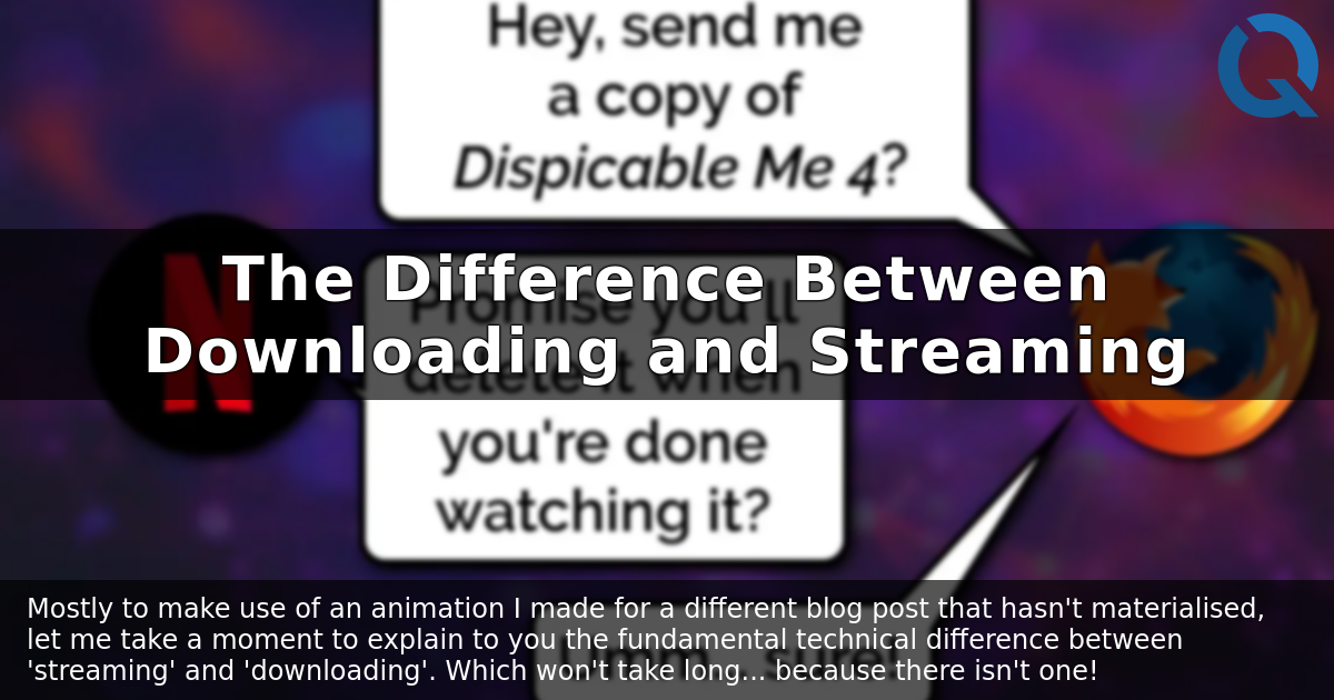 Screenshot of The Difference Between Downloading and Streaming