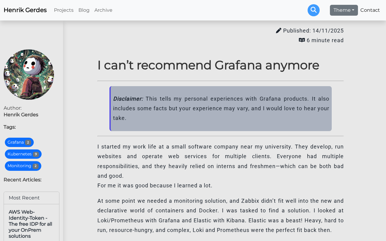 Screenshot of The Grafana trust problem