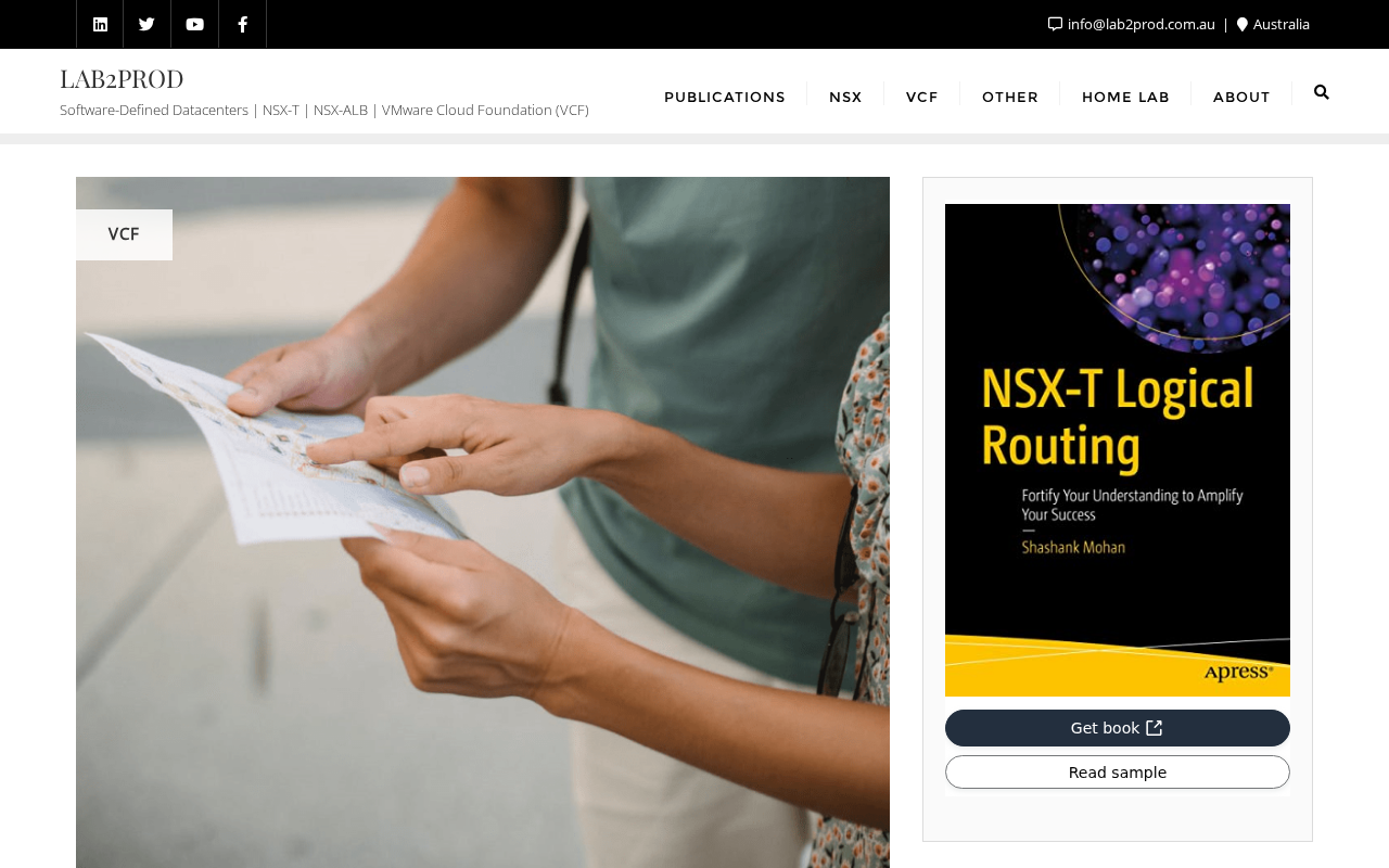 Screenshot of The Unofficial VCF Troubleshooting Guide v2 | LAB2PROD – LAB2PROD