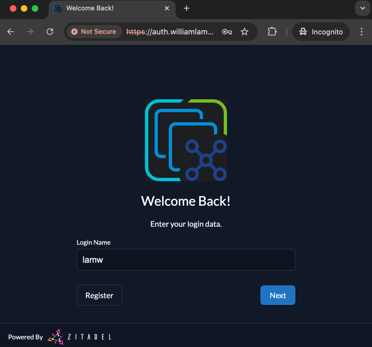 Screenshot of vCenter Server Identity Federation with Zitadel