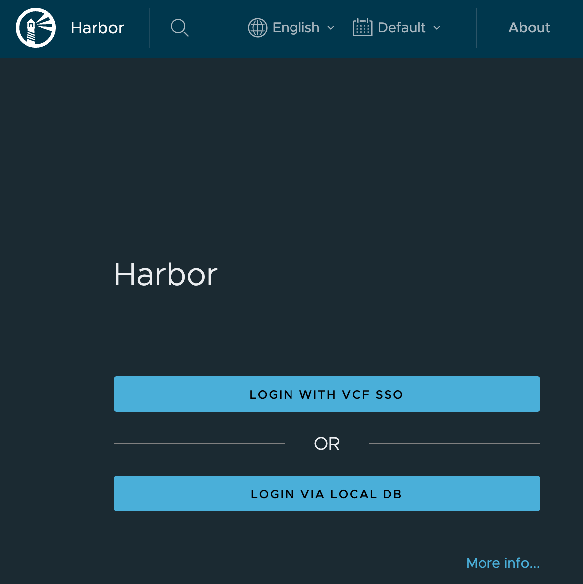Screenshot of VCF 9.1 - Configuring Harbor to use VCF Identity Broker (IDB) for External Identity Federation