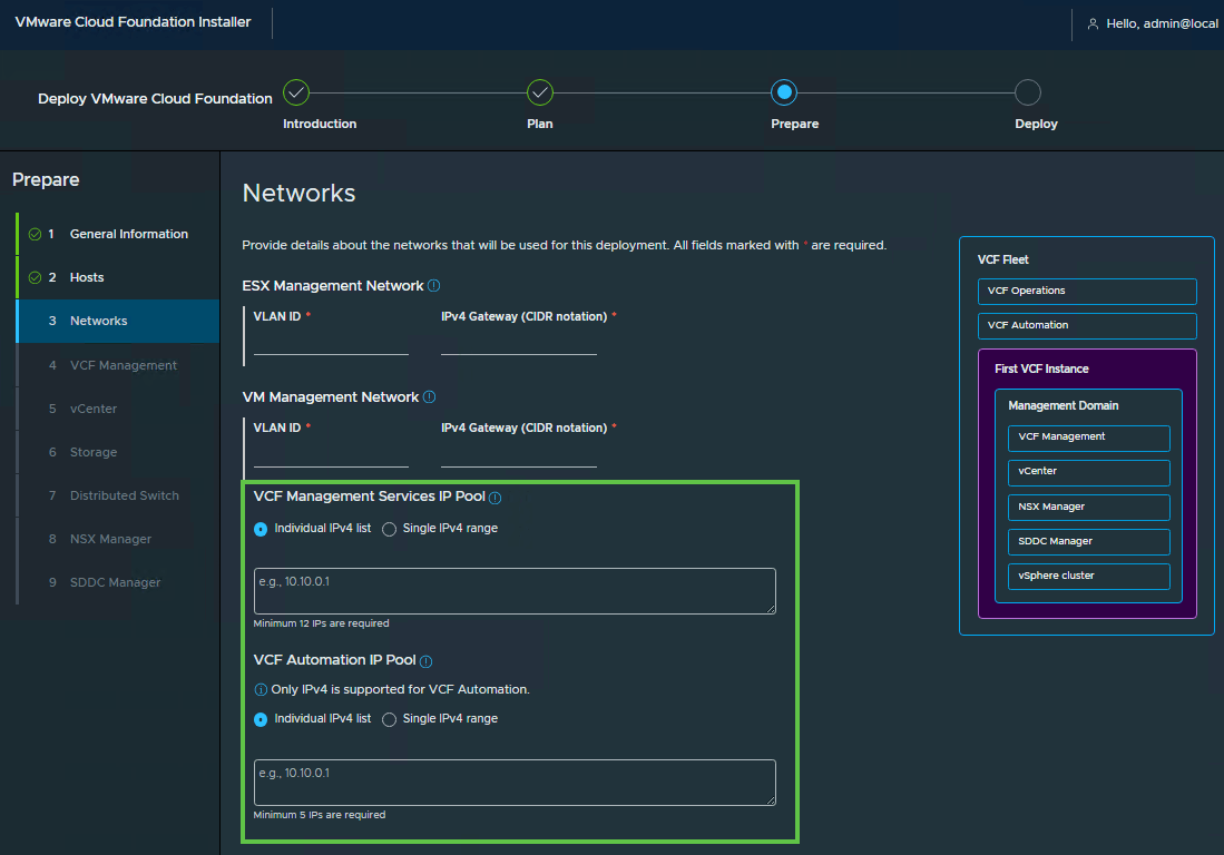 Screenshot of VCF 9.1 - July Express Patch is more than Security Fixes