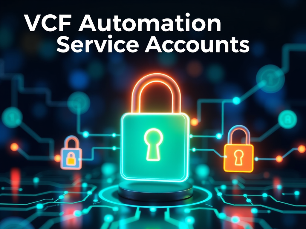 Screenshot of VCF Automation 9 – Creating service accounts that uses tokens – use case: Integration of VCF Automation in VCF Operations