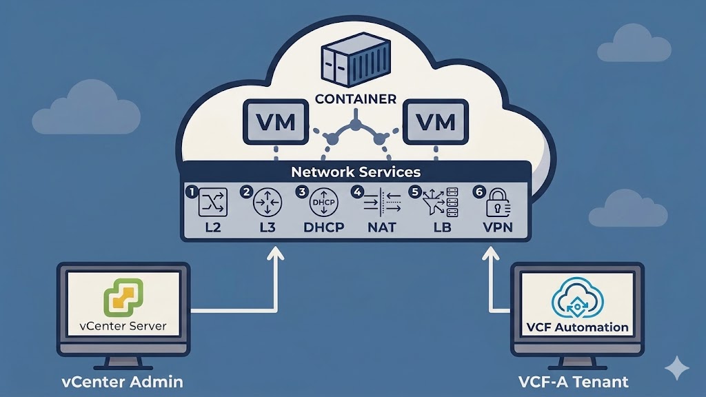 Screenshot of VCF Networking 9.1: Exploring Network Services for Virtual Private Clouds