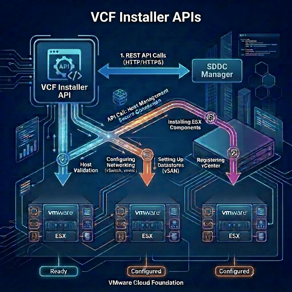 Screenshot of VMware Cloud Foundation APIs: Cancelling a VCF Fleet Lifecycle Task