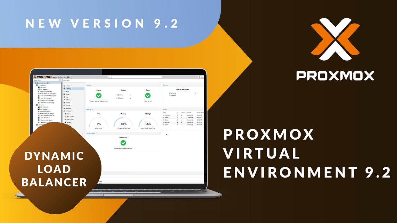 Screenshot of What's new in Proxmox VE 9.2