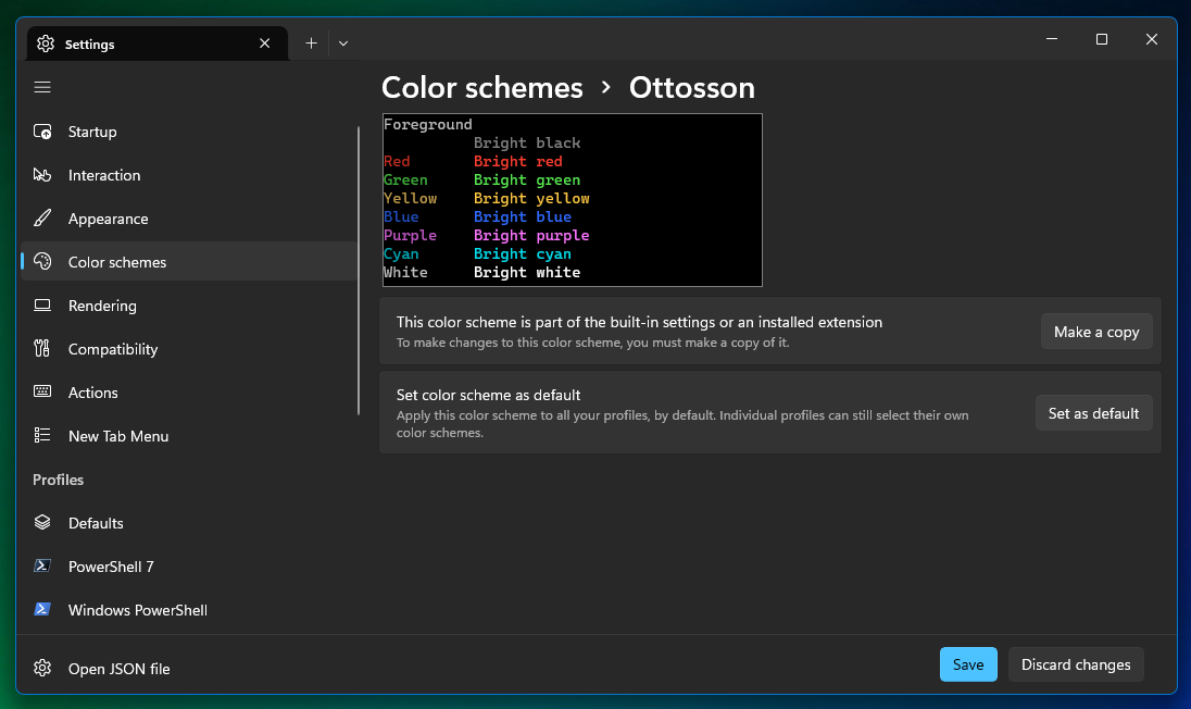 Screenshot of Windows Terminal Preview 1.23 Release