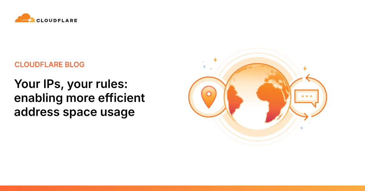 Screenshot of Your IPs, your rules- enabling more efficient address space usage